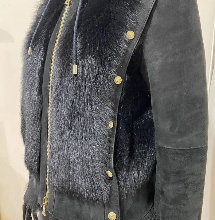 Дубленка Balmain размер 38