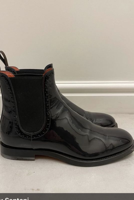 Ботинки Santoni, размер 37
