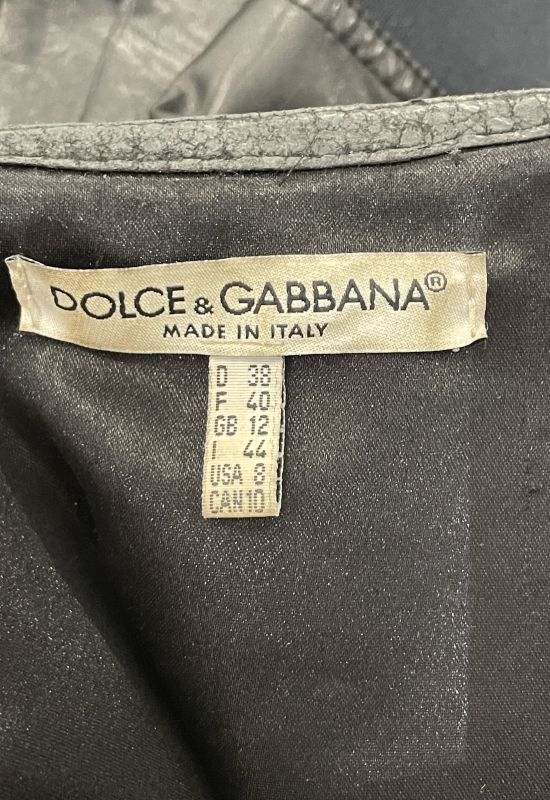 Кожаная куртка Dolce&Gabbana  Размер 40 